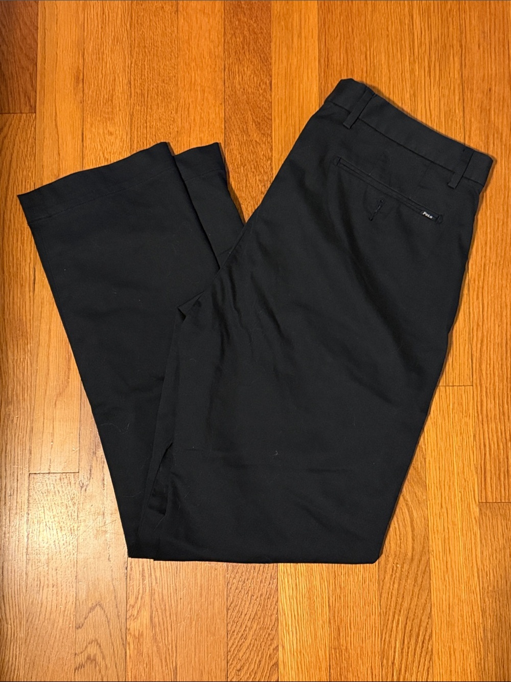 Ralph Lauren Men's Navy Dress Pants - Straight Stretch Fit